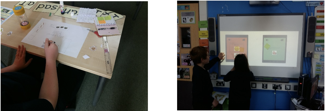 Classroom- Based co-design sessions: drawings, low-tech prototypes.