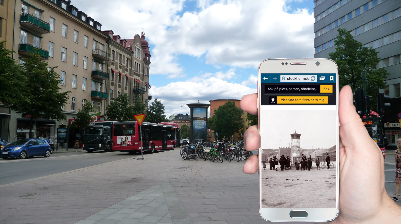 Odenplan in Stockholm 2017 and 1902.