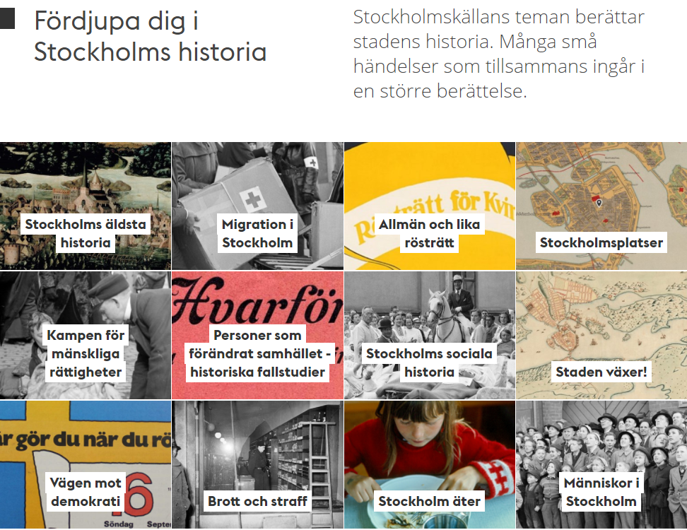 Grid of quare pictures next to each other.